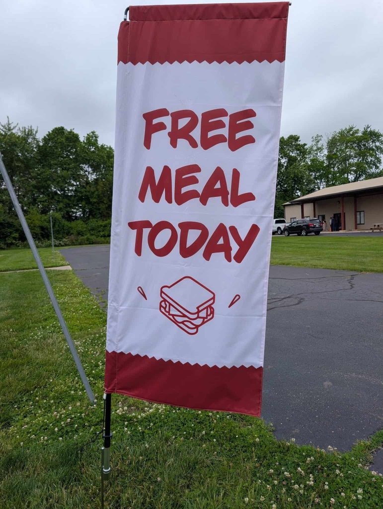 Sandwich ministry sign